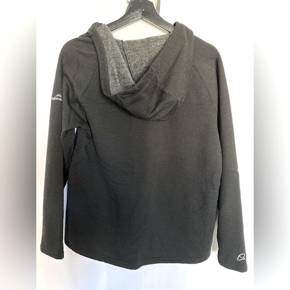 Kathmandu Wool Blend Long Sleeve Pullover Sweatshirt Charcoal Grey Size 10 - Picture 5 of 9